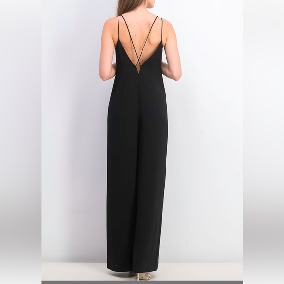 MANGO - Long palazzo strap jumpsuit - Picture 3 of 7
